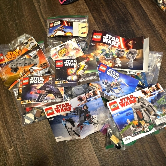 Lego Other - Lot Of 8 Sets Of Star Wars Lego NO MINI FIGURES